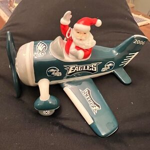 Philadelphia Eagles 2006 Danbury Mint Victory Plane Christmas Ornament